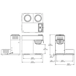 BUNN® BUNN 13300.0003: Pourover Coffee Brewer W/ 3 Lower Warmers SST 5 BUNN® BUNN 13300.0003: Pourover Coffee Brewer W/ 3 Lower Warmers SST -Koffee Express Sales 13300.9997 vp17a 3 fig4 sht2 i 3