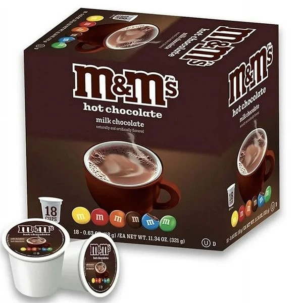 M&M's Milk Chocolate Hot Chocolate, 72 Single Serve Cups 2 M&M's Milk Chocolate Hot Chocolate, 72 Single Serve Cups - Image 2