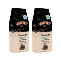 Baileys Bailey'S Chocolate Irish Cream, Flavored Ground Coffee, 2 Bags, 10oz Each 5 Baileys Bailey'S Chocolate Irish Cream, Flavored Ground Coffee, 2 Bags, 10oz Each -Koffee Express Sales 2 bags baileys chocolate