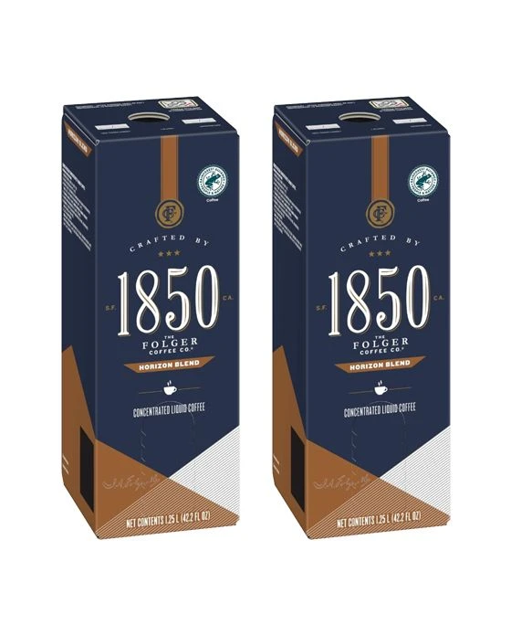Folgers 1.25 Liter 1850 Horizon Blend (Replaces Dark Roast) (Two Boxes) 1 Folgers 1.25 Liter 1850 Horizon Blend (Replaces Dark Roast) (Two Boxes)