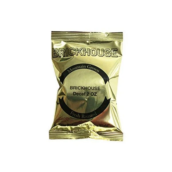 Brickhouse Coffee, Decaf Ground Coffee, 40/2 Oz Bags 1 Brickhouse Coffee, Decaf Ground Coffee, 40/2 Oz Bags