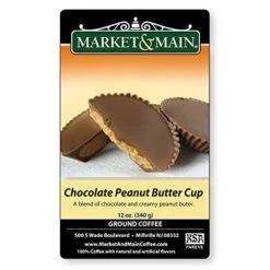Market & Main® Chocolate Peanut Butter Cup Flavored Coffee (6 Bags/12 Oz) -Koffee Express Sales 41raklw6s2l 1