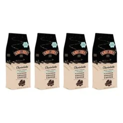 Baileys Bailey's Chocolate Irish Cream, Flavored Ground Coffee, 4 Bags, 10oz Each 5 Baileys Bailey's Chocolate Irish Cream, Flavored Ground Coffee, 4 Bags, 10oz Each -Koffee Express Sales 4 bags baileys chocolate