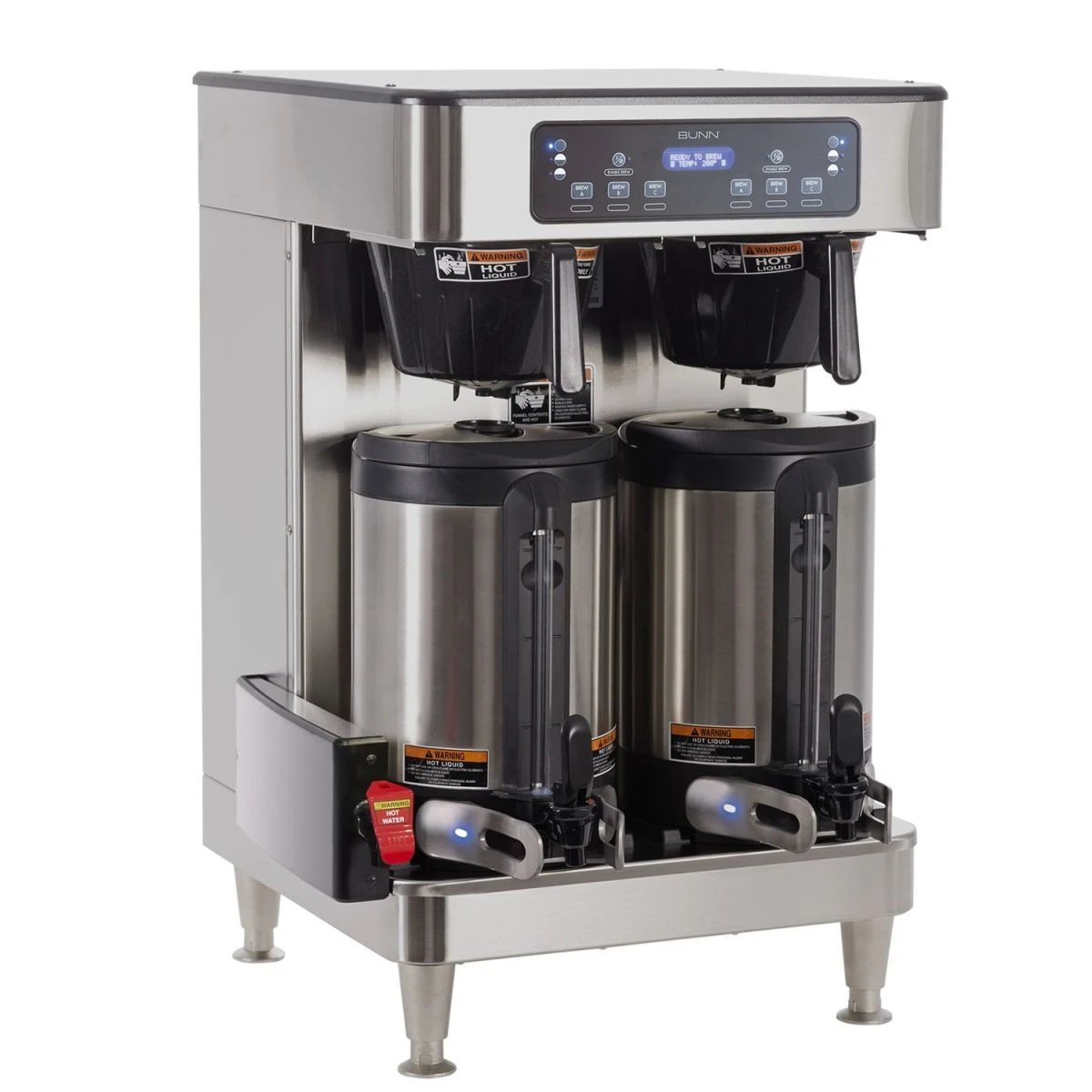 BUNN® Bunn 51200.0100 ICB Infusion Series Twin Soft Heat Coffee Brewer, 120/240V SST 1 BUNN® Bunn 51200.0100 ICB Infusion Series Twin Soft Heat Coffee Brewer, 120/240V SST