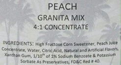 Peach Frozen Drink Mix, Tropical Sensations, 1 Bottle (64 Oz.) -Koffee Express Sales 51evtrmbvwl 1