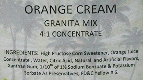 Orange Cream, Frozen Drink Mix Slush Machine Mix, 1 Bottle 64 Oz 3 Orange Cream, Frozen Drink Mix Slush Machine Mix, 1 Bottle 64 Oz - Image 3