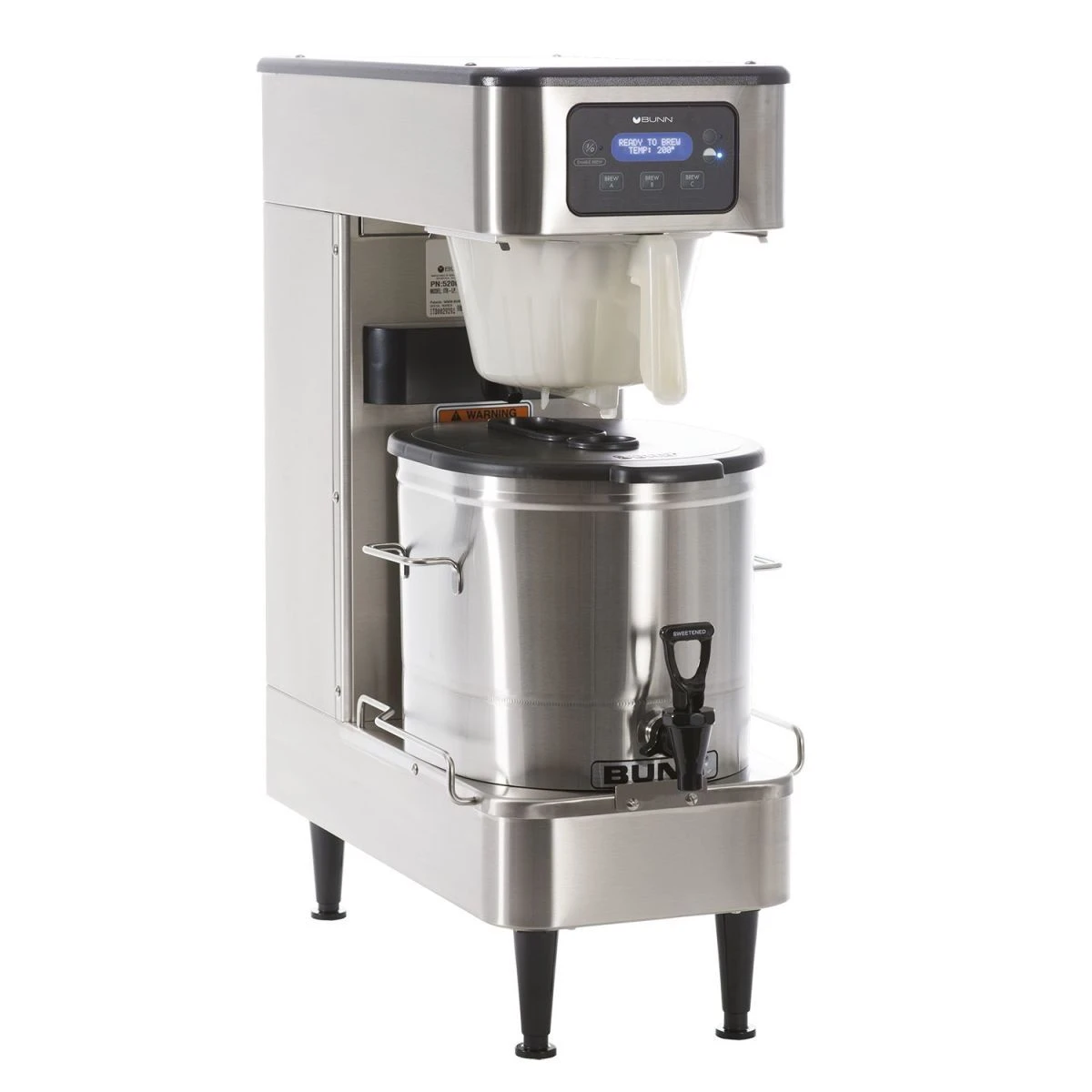 BUNN® Bunn 52000.0001 ITB-LP Automatic Tea Brewer, Low Profile, Display Label Overlay Kit 1 BUNN® Bunn 52000.0001 ITB-LP Automatic Tea Brewer, Low Profile, Display Label Overlay Kit