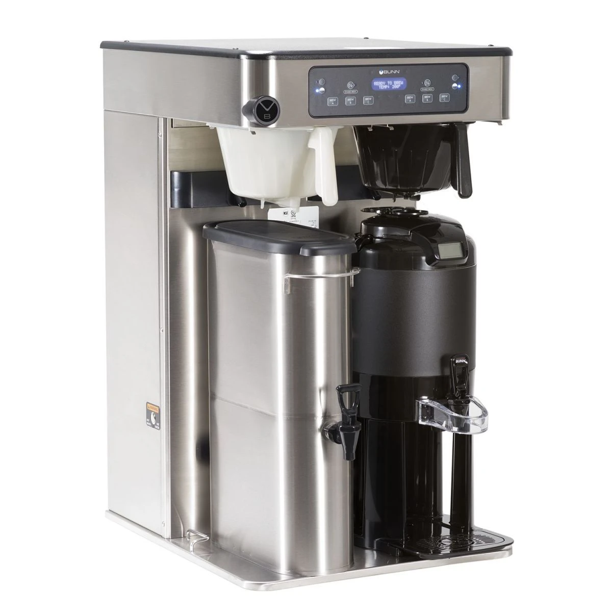 BUNN® Bunn 52400.0000 ITCB TWIN High Volume Tea/Coffee Brewer, With Display Group 1 BUNN® Bunn 52400.0000 ITCB TWIN High Volume Tea/Coffee Brewer, With Display Group