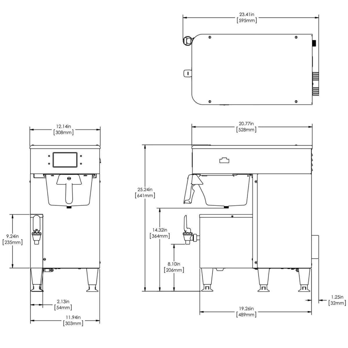 BUNN® Bunn 54300.0100 ICB TF ThermoFresh® 1.0 Gallon Platinum Edition™, 120/240V Stainless 2 BUNN® Bunn 54300.0100 ICB TF ThermoFresh® 1.0 Gallon Platinum Edition™, 120/240V Stainless - Image 2