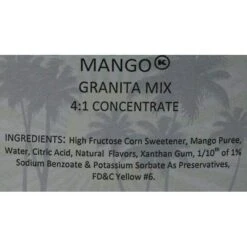 Tropical Sensations - Mango Granita Mix, 1 Bottle 64 Oz -Koffee Express Sales 5 1