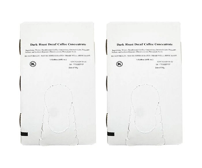 Brickhouse Dark Roast Decaf Liquid Coffee Concentrate, 2 Pack – 64 Oz Each, 30:1 Ratio, Bag-in-Box With Scholle Fittings 1 Brickhouse Dark Roast Decaf Liquid Coffee Concentrate, 2 Pack – 64 Oz Each, 30:1 Ratio, Bag-in-Box With Scholle Fittings