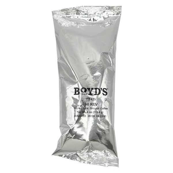 Boyd's Hi-Rev Ground Coffee, Medium-Dark Roast, 3 Pack – 4 Oz Portions 3 Boyd's Hi-Rev Ground Coffee, Medium-Dark Roast, 3 Pack – 4 Oz Portions - Image 3