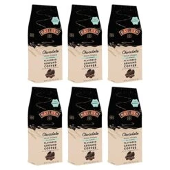 Baileys Bailey'sChocolate Irish Cream, Flavored Ground Coffee, 6 Bags, 10oz Each 5 Baileys Bailey'sChocolate Irish Cream, Flavored Ground Coffee, 6 Bags, 10oz Each -Koffee Express Sales 6 bags baileys chocolate