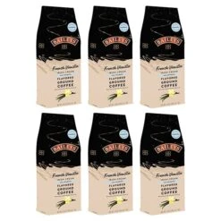 Baileys Bailey's, French Vanilla Irish Cream, Flavored Ground Coffee, 6 Bags (10oz Each) -Koffee Express Sales 6 bags baileys french vanilla
