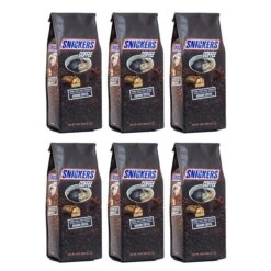 Snickers Caramel, Peanuts, Nougat And Chocolate, Naturally And Artificially Flavored Ground Coffee, 6/10 Oz Bags