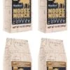 Moose Munch Gourmet Ground Coffee By Harry & David, 4/12 Oz Bags (Butterscotch Caramel)