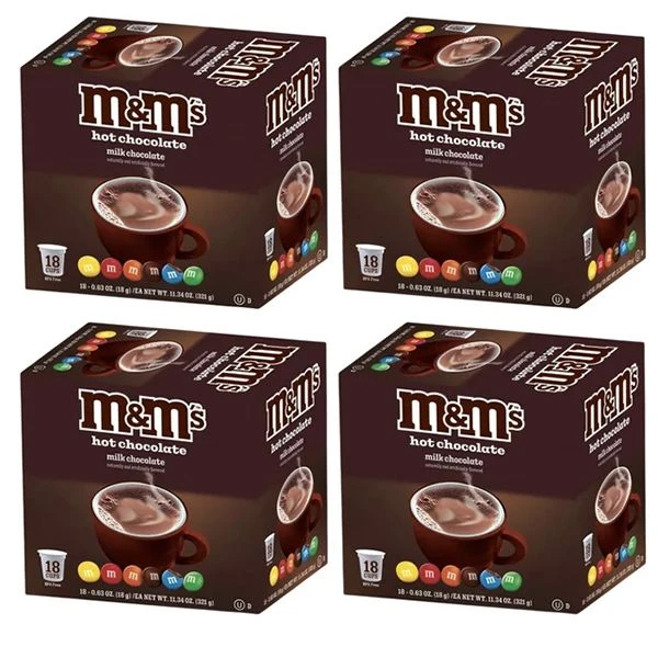 M&M's Milk Chocolate Hot Chocolate, 72 Single Serve Cups 1 M&M's Milk Chocolate Hot Chocolate, 72 Single Serve Cups