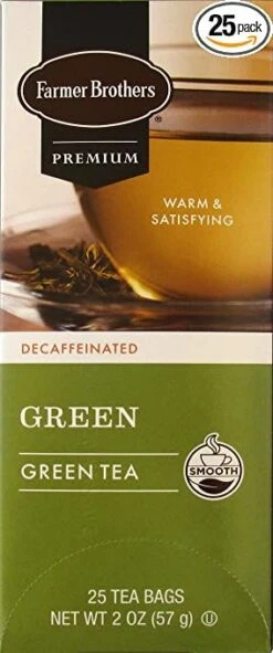 Farmer Brothers Premium: Decaf Green Tea, 6/25 Ct Tea Boxes -Koffee Express Sales 81h9cq4yajl. sy679 pibundle 25 topright 0 0 sx284sy679sh20 1