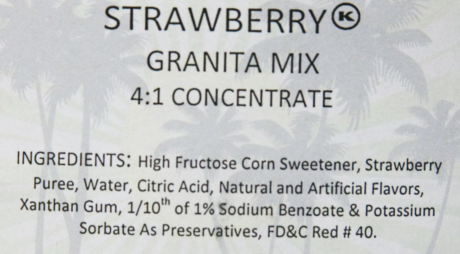 Tropical Sensations - Strawberry Granita Mix, 1 Bottle 64 Oz 3 Tropical Sensations - Strawberry Granita Mix, 1 Bottle 64 Oz - Image 3