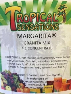 Tropical Sensations - Margarita Granita Mix, 1 Bottle 64 Oz -Koffee Express Sales 91uex0eocbl. sy679