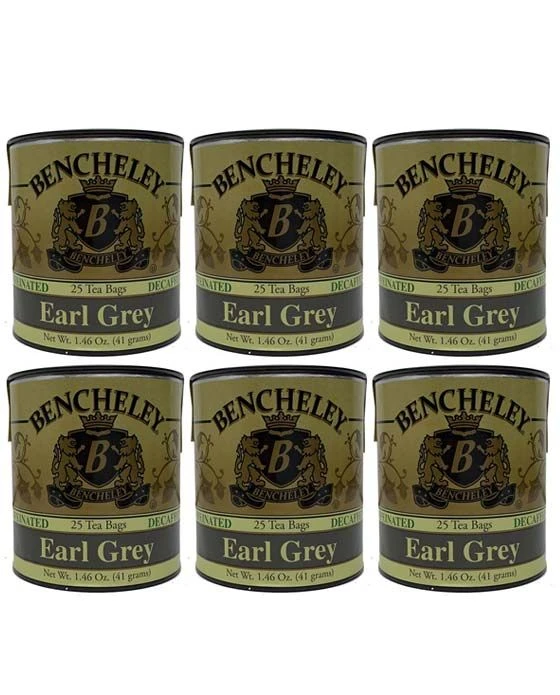 Bencheley Tea Bags, 6/25 Ct Earl Grey Decaffeinated Tea 1 Bencheley Tea Bags, 6/25 Ct Earl Grey Decaffeinated Tea