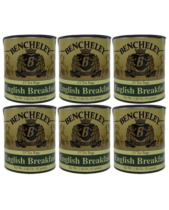 Bencheley Tea Bags, 6/25 Ct English Breakfast Tea 1 Bencheley Tea Bags, 6/25 Ct English Breakfast Tea
