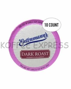 Entenmann's Single Serve Coffee Dark Roast (10 Cups) -Koffee Express Sales Dark Roast Entenmanns Coffee Single Serve Cups10 Count 2nd