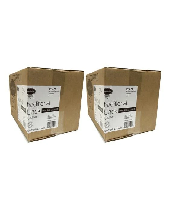 Farmer Brothers Black Iced Tea For Sweetening, 2 Boxes - 24/4 Oz 1 Farmer Brothers Black Iced Tea For Sweetening, 2 Boxes - 24/4 Oz