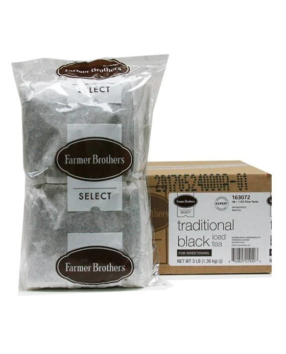 Farmer Brothers Black Iced Tea For Sweetening, 3 Boxes - 48/1 Oz 2 Farmer Brothers Black Iced Tea For Sweetening, 3 Boxes - 48/1 Oz - Image 2