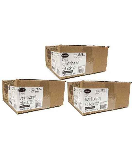 Farmer Brothers Black Iced Tea For Sweetening, 3 Boxes - 48/1 Oz 1 Farmer Brothers Black Iced Tea For Sweetening, 3 Boxes - 48/1 Oz