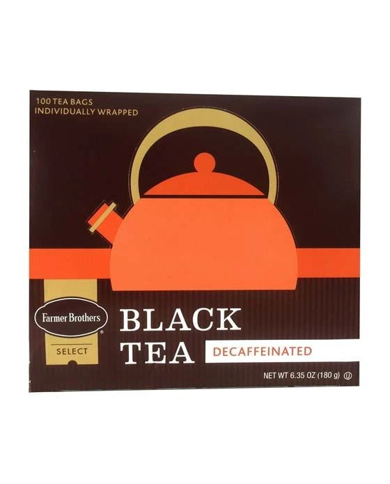 Farmer Brothers Black Tea (Decaf) - 100 Bags 1 Farmer Brothers Black Tea (Decaf) - 100 Bags