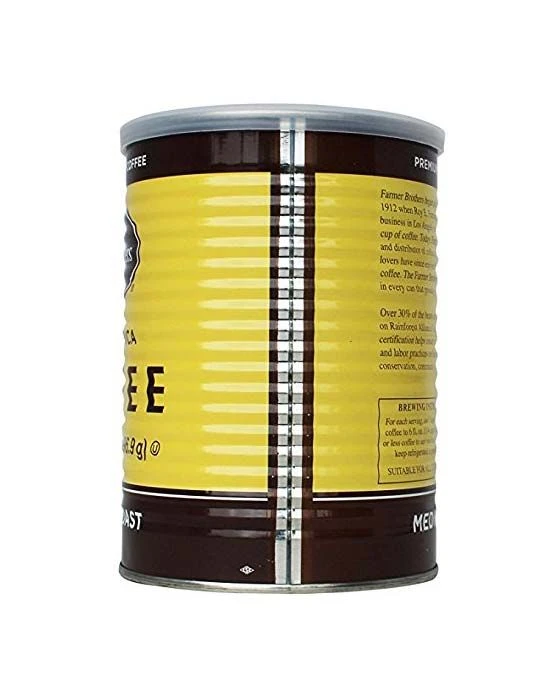 Farmer Brothers Medium Roast Ground Coffee (2 Cans/14 Oz) 5 Farmer Brothers Medium Roast Ground Coffee (2 Cans/14 Oz) - Image 5