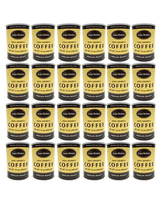 Farmer Brothers Medium Roast Ground Coffee (24 Cans/14 Oz) 1 Farmer Brothers Medium Roast Ground Coffee (24 Cans/14 Oz)