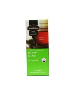 Farmer Brothers Premium: Misty Mint Hot Tea, 1/25 Ct Tea Box