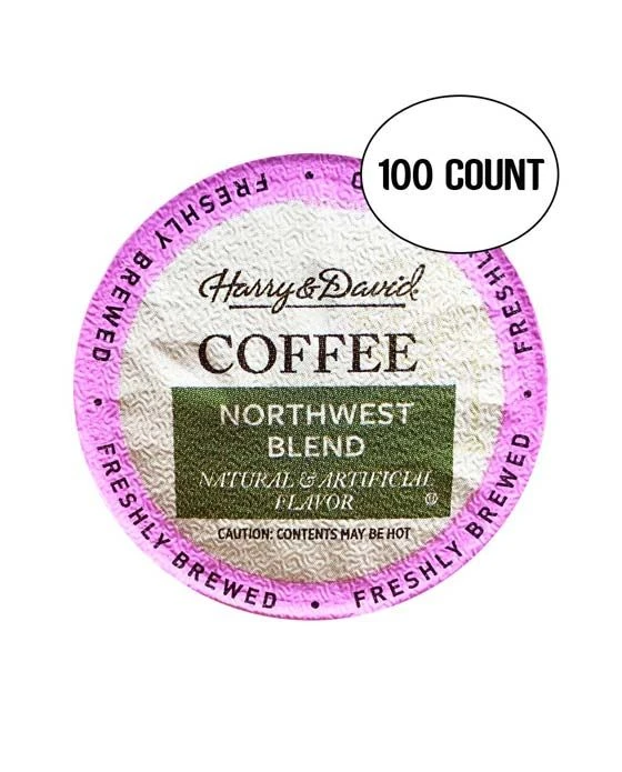 Harry & David Northwest Blend Single-Serve Coffee K Cups 100 Count 1 Harry & David Northwest Blend Single-Serve Coffee K Cups 100 Count