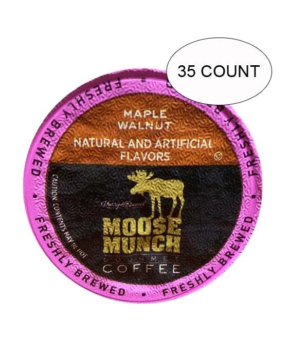 Moose Munch Coffee By Harry & David, Maple Walnut, 35 Single Serve Cups 1 Moose Munch Coffee By Harry & David, Maple Walnut, 35 Single Serve Cups