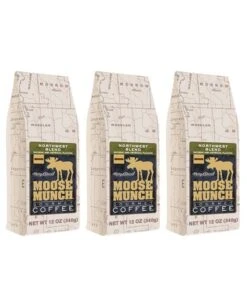 Harry & David Northwest Blend Moose Munch Ground Coffee - 3 Bags(12 Oz Each)
