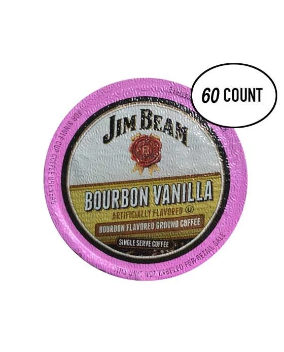 Jim Beam Bourbon Vanilla Flavored Single Serve Cups, 60 Cups 1 Jim Beam Bourbon Vanilla Flavored Single Serve Cups, 60 Cups