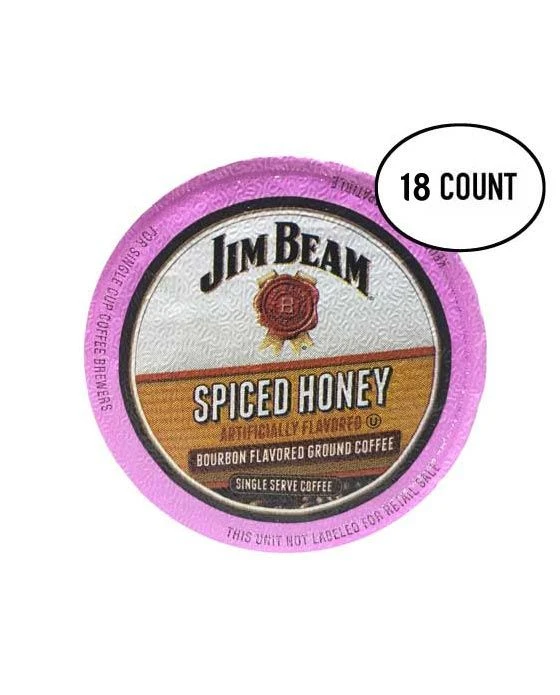 Jim Beam Spiced Honey Bourbon Flavored Single Serve Cups, 18 Cups 1 Jim Beam Spiced Honey Bourbon Flavored Single Serve Cups, 18 Cups