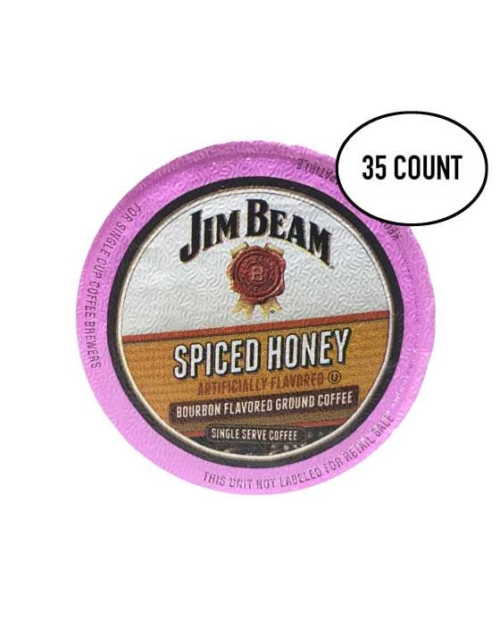 Jim Beam Spiced Honey Bourbon Flavored Single Serve Cups, 35 Cups 1 Jim Beam Spiced Honey Bourbon Flavored Single Serve Cups, 35 Cups
