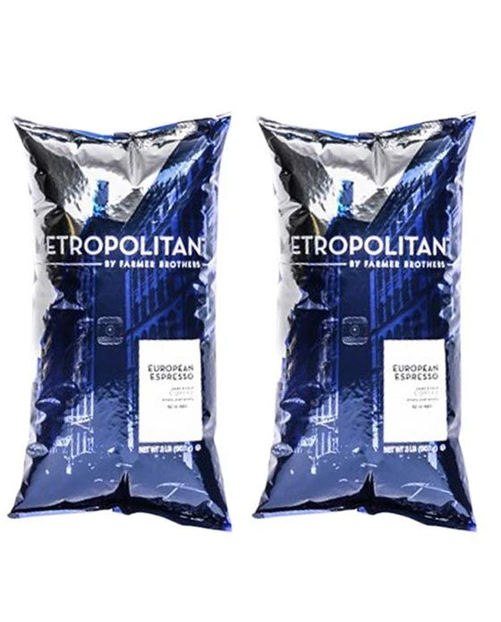 Metropolitan European Espresso Whole Bean - 2 Bags/2 Lbs Ea. 1 Metropolitan European Espresso Whole Bean - 2 Bags/2 Lbs Ea.