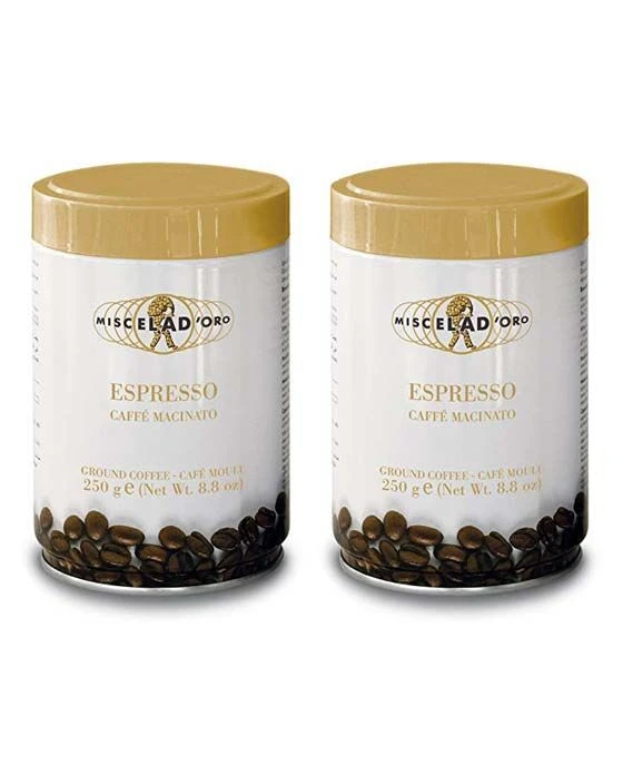 Miscela D'Oro Espresso Caffe Macinato Ground Coffee, 2/8.8 Oz Cans 1 Miscela D'Oro Espresso Caffe Macinato Ground Coffee, 2/8.8 Oz Cans