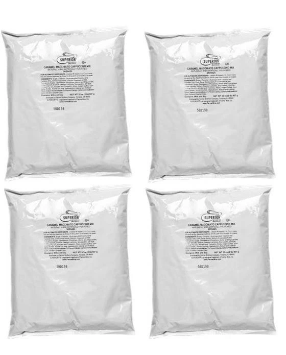 Superior Cappuccino Mix Caramel Macchiato 4 Bags (2 Lbs Ea) 1 Superior Cappuccino Mix Caramel Macchiato 4 Bags (2 Lbs Ea)