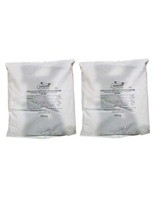 Superior Cappuccino Mix Chocolate Hazelnut 2 Bags (2 Lbs Ea) 1 Superior Cappuccino Mix Chocolate Hazelnut 2 Bags (2 Lbs Ea)