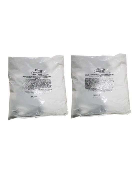 Superior Cappuccino Mix Double Dutch Chocolate 2 Bags (2 Lbs Ea) 1 Superior Cappuccino Mix Double Dutch Chocolate 2 Bags (2 Lbs Ea)