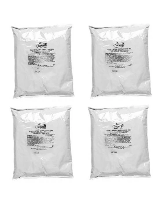 Superior Cappuccino Mix Irish Cream 4 Bags (2 Lbs Ea) 1 Superior Cappuccino Mix Irish Cream 4 Bags (2 Lbs Ea)