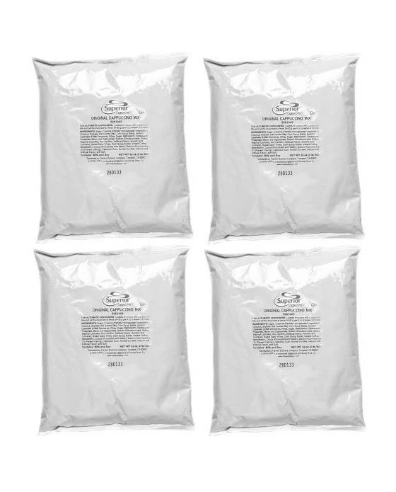 Superior Cappuccino Mix Original Mix 4 Bags (2 Lbs Ea) 1 Superior Cappuccino Mix Original Mix 4 Bags (2 Lbs Ea)