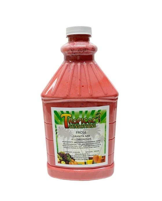 Tropical Sensations - Frosé (Frozen Rosé) Drink Mix, 6 Bottles 64 Oz Each 2 Tropical Sensations - Frosé (Frozen Rosé) Drink Mix, 6 Bottles 64 Oz Each - Image 2