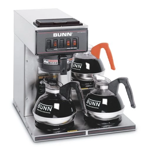 BUNN® BUNN 13300.0003: Pourover Coffee Brewer W/ 3 Lower Warmers SST 1 BUNN® BUNN 13300.0003: Pourover Coffee Brewer W/ 3 Lower Warmers SST