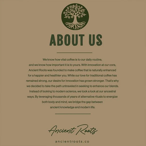 Ancient Roots Hazelnut Medium Roast Flavored Mushroom Ground Coffee 4/12 Oz Bags 6 Ancient Roots Hazelnut Medium Roast Flavored Mushroom Ground Coffee 4/12 Oz Bags - Image 6